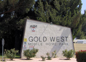 Gold West Mobile Home Park<br/>Victorville, California
