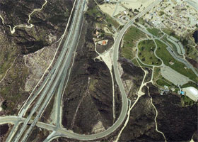 Interchange I-15 at Devore Road Devore, California